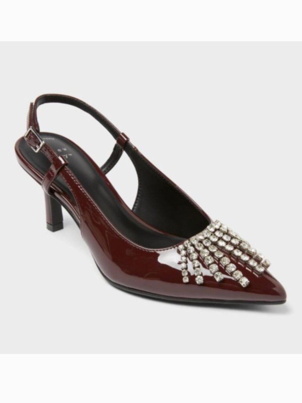 A New Day Women Serafina Stiletto Heel, Pointed Toe, Adjustable, Memory Foam